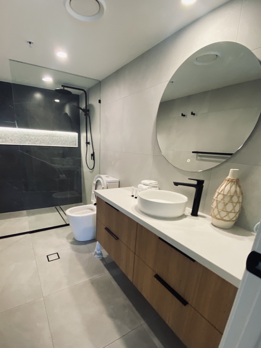 Pristine bathroom finish by Gold Coast Eco Cleaning